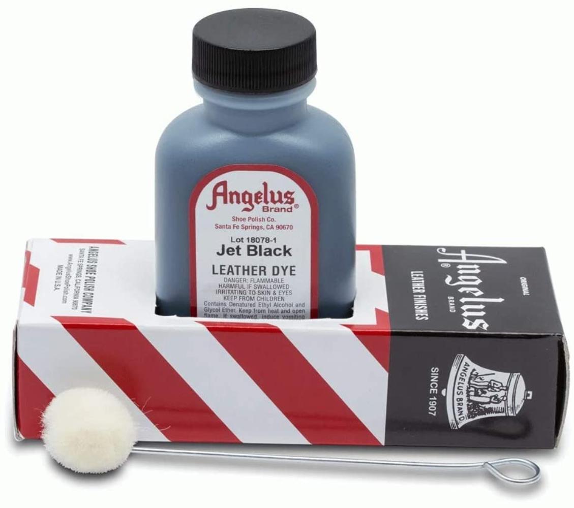 Angelus Pro Black Leather Dye Theatre Garage