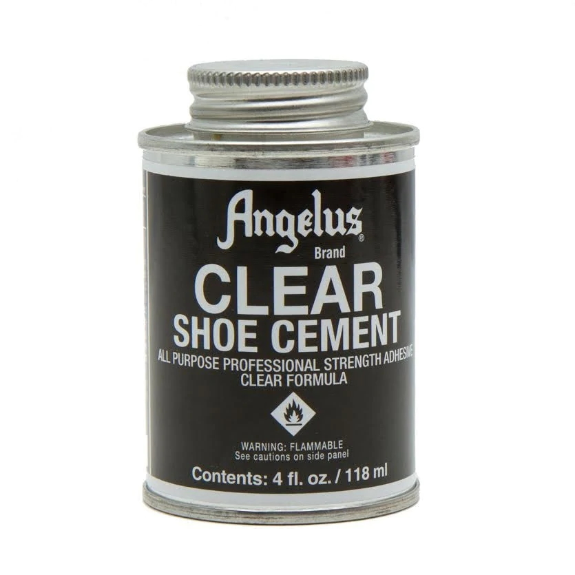 Angelus Clear Shoe Cement 4oz Theatre Garage