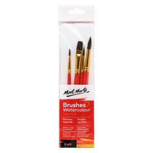 MONT MARTE Gallery Series Brush Set Watercolour - 4pcs