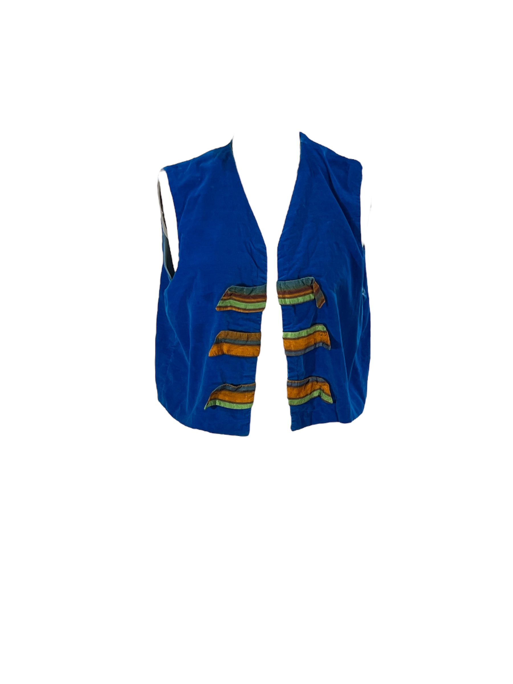 Blue Aladdin Vest -Rental
