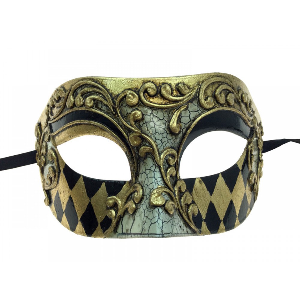 Gold Harlequin Mask