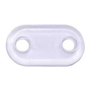 Flat Cord Stop/Lock - Transparent Beige