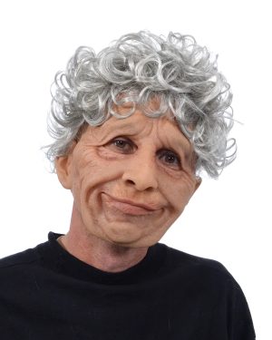 Super Soft Old Woman Moving Mouth Mask