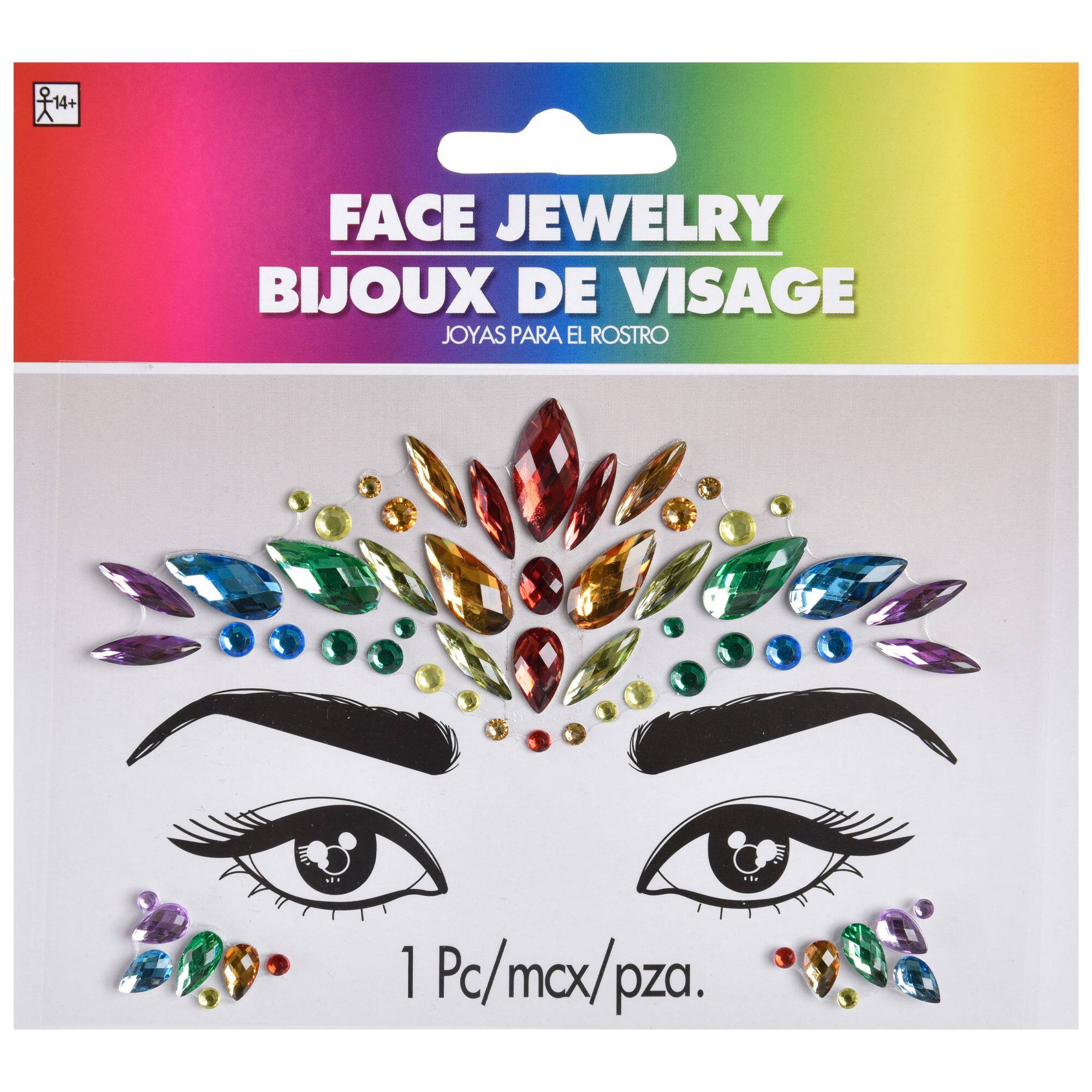 Rainbow Face Jewelry