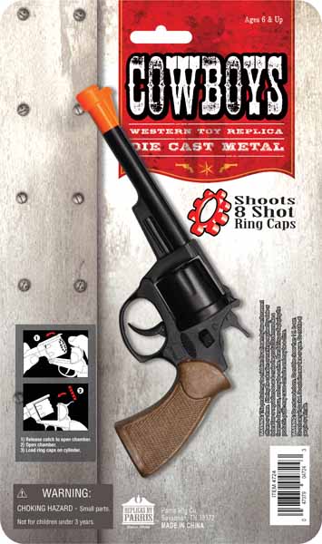8 Shot Cowboy Pistol