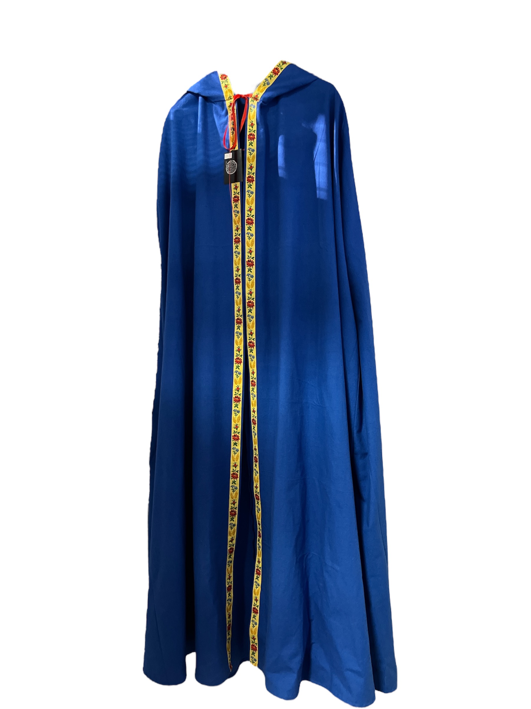 Blue Cape with Yellow Floral Trim (Theatre Garage Brand)