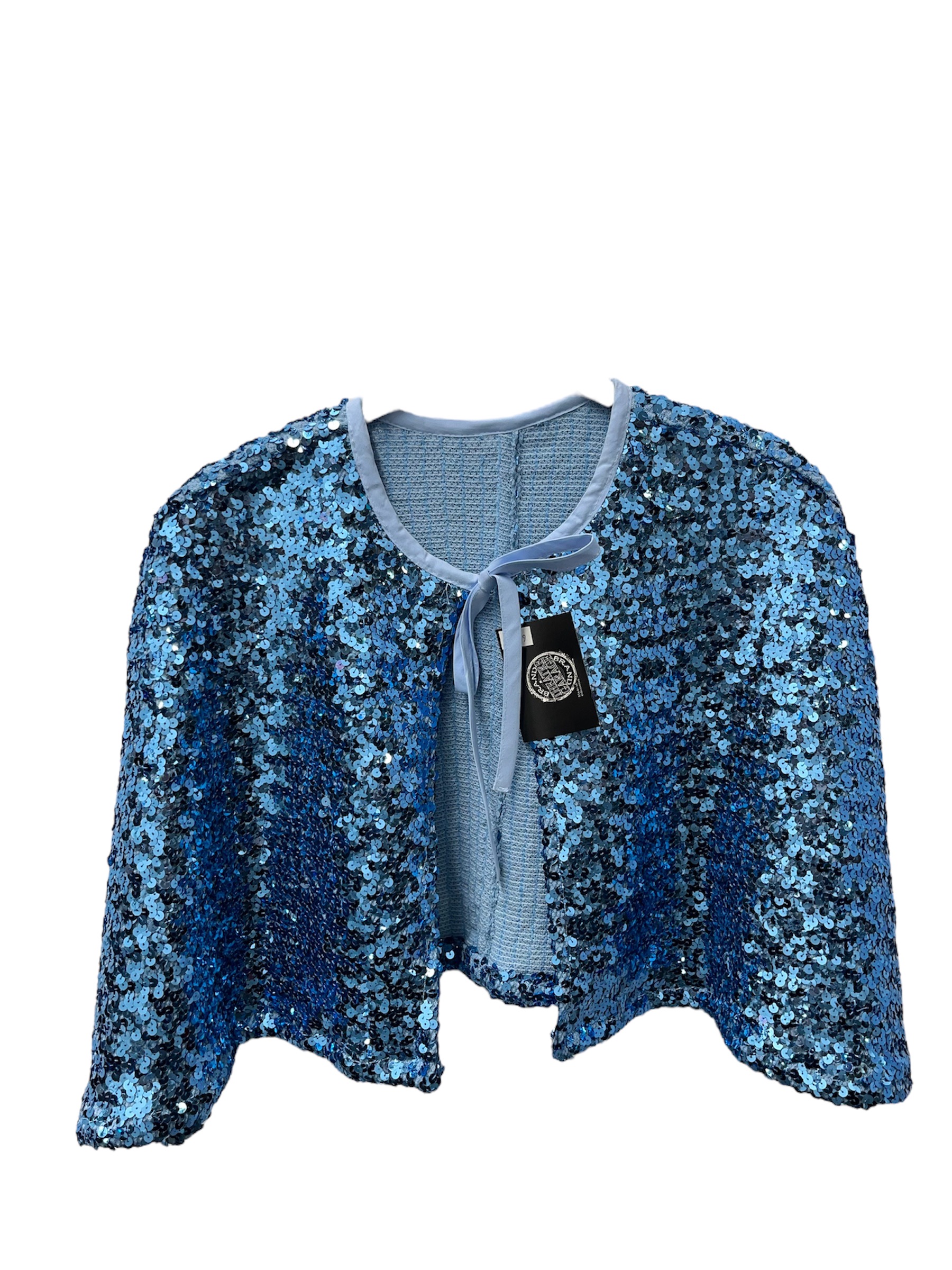 Blue Sequin Capelet (Theatre Garage Brand)