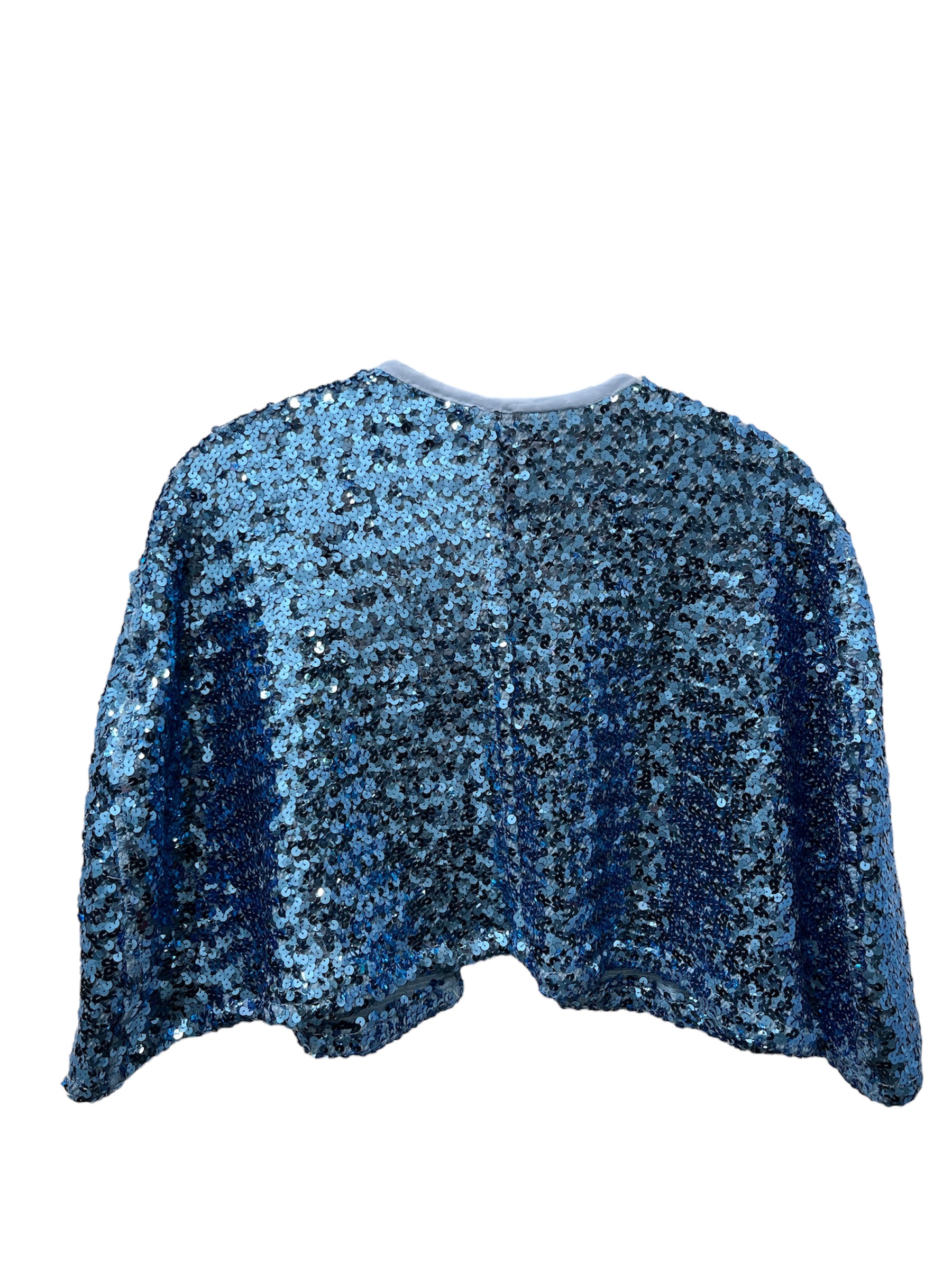 Blue Sequin Capelet (Theatre Garage Brand)
