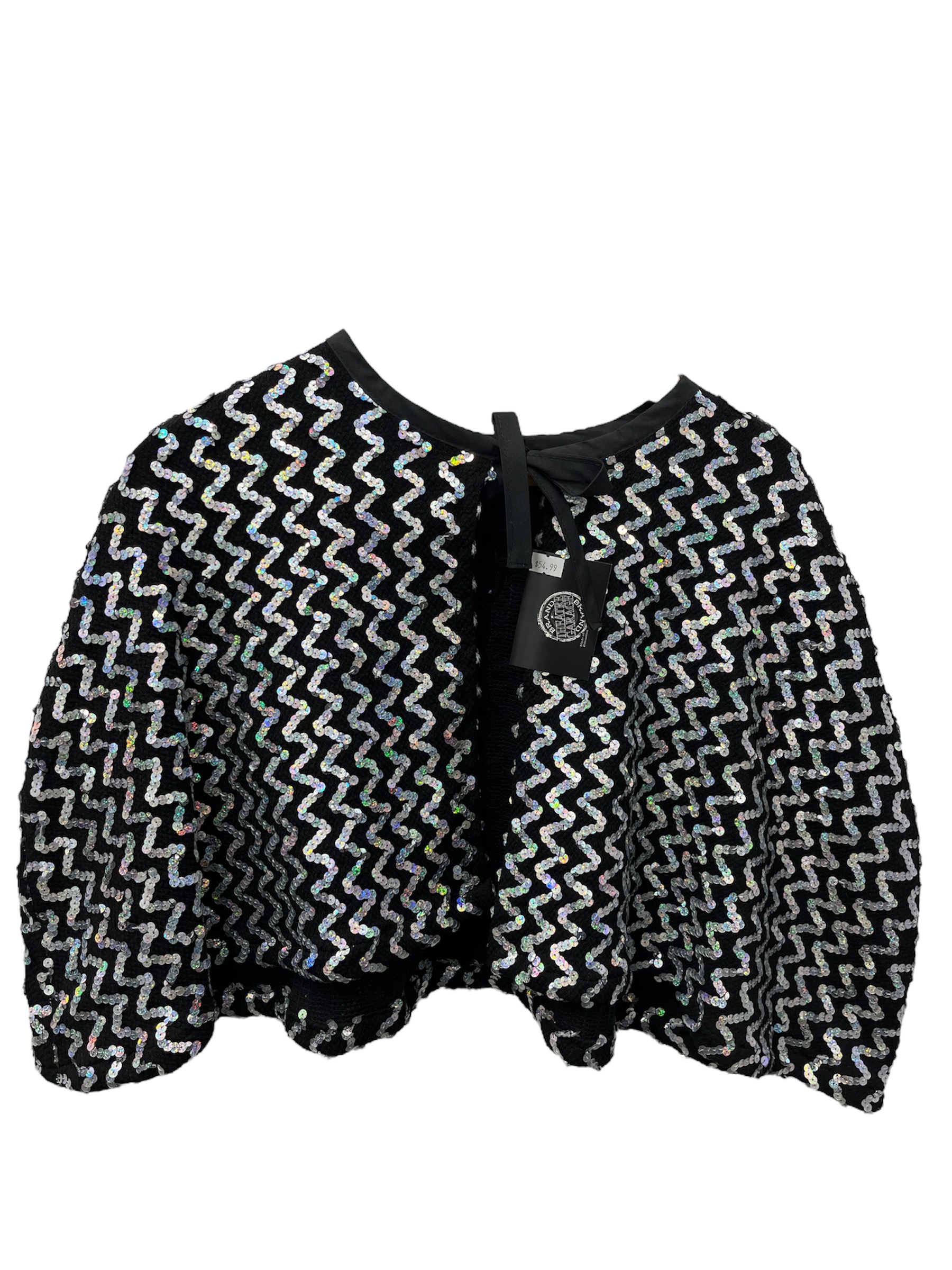 Silver Sequin Capelet (Theatre Garage Brand)
