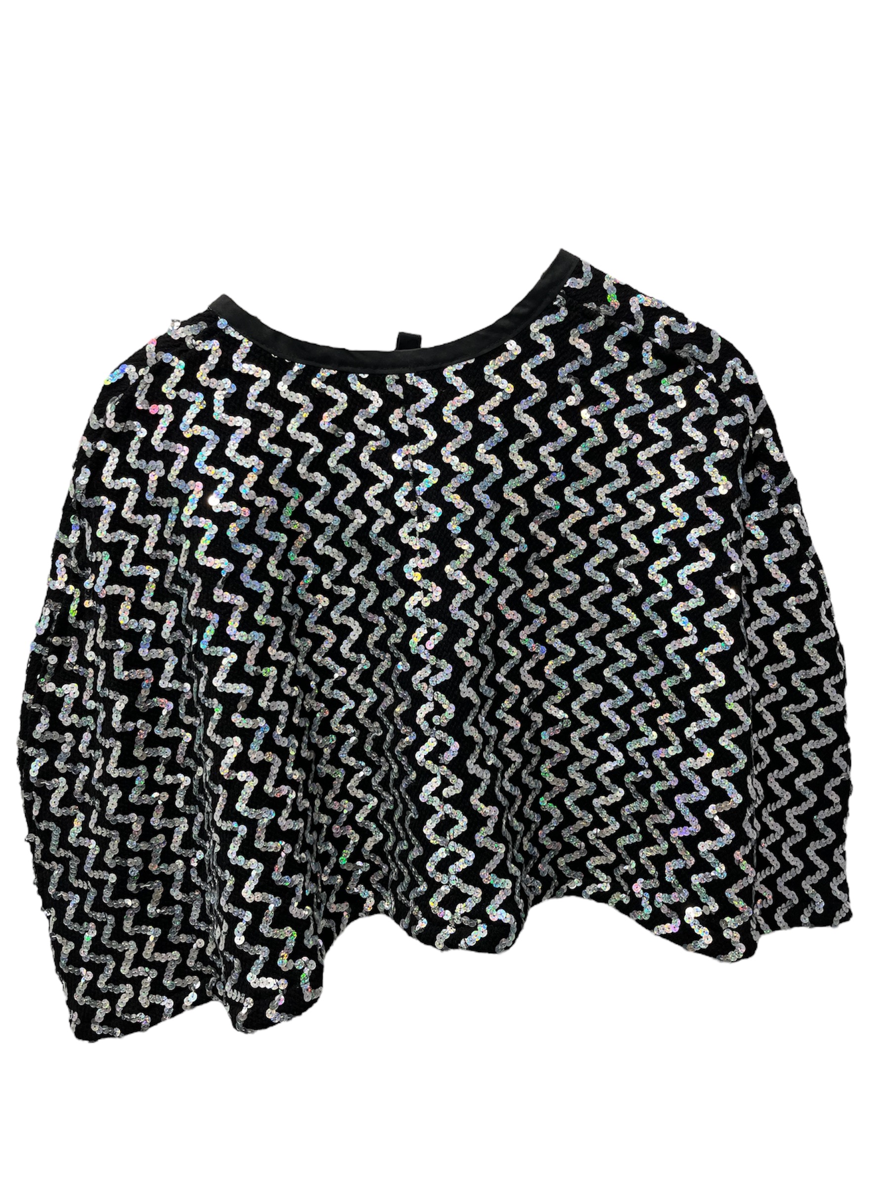 Silver Sequin Capelet (Theatre Garage Brand)