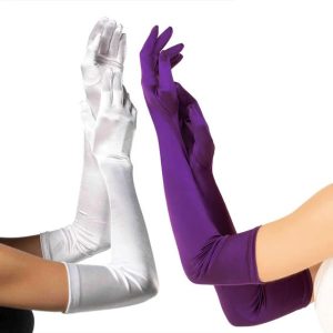 Opera Length Satin Gloves