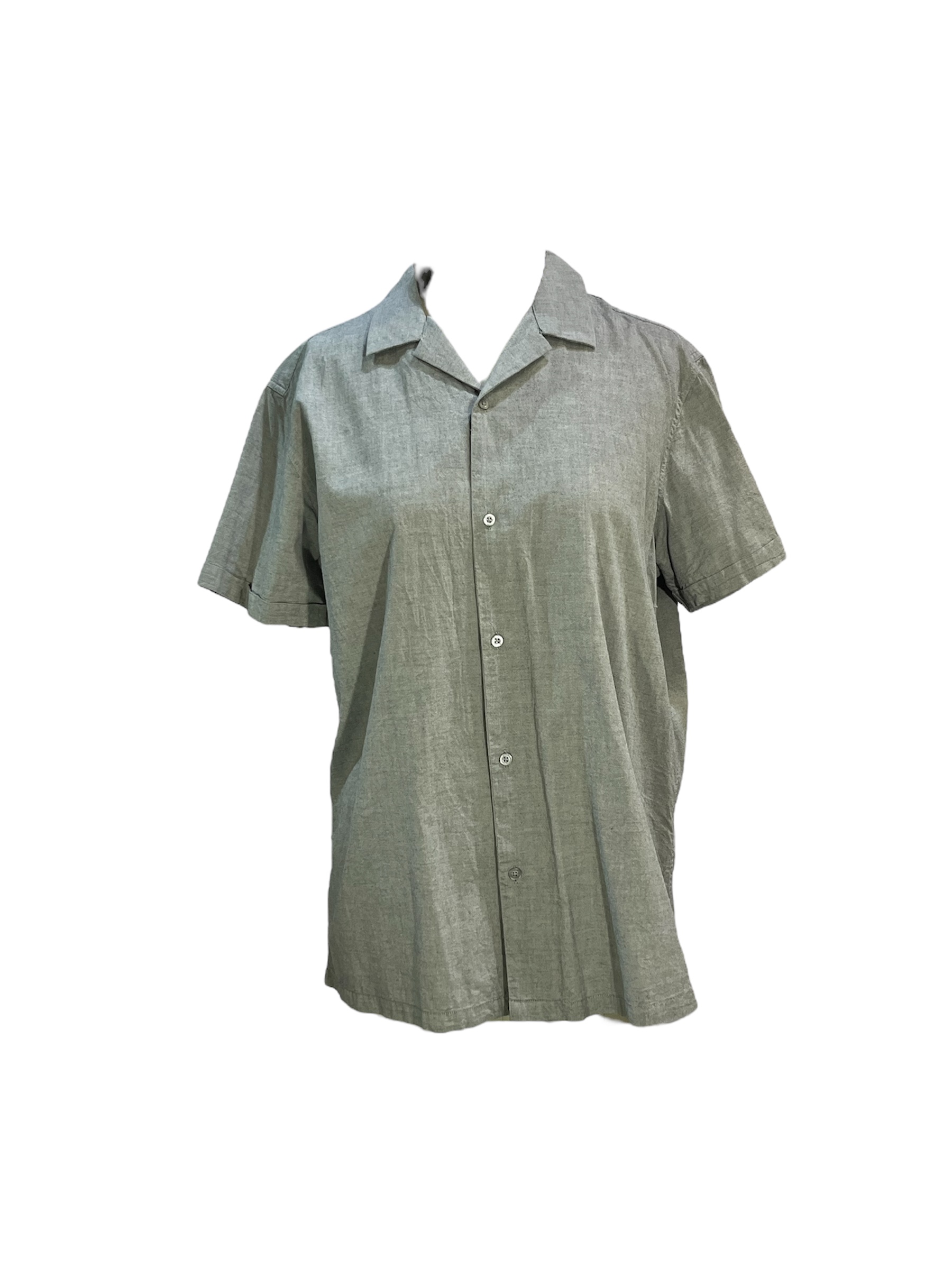 Grey Button-Up Shirt -Rental