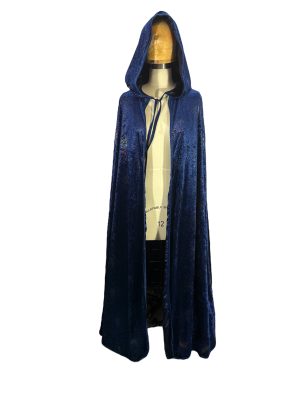 Blue Glitter Cape -Rental