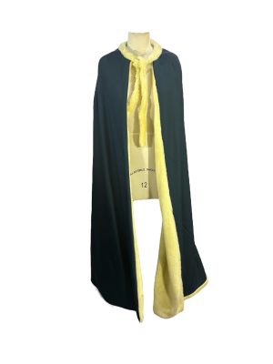 Green Cape Lined  with Cream Fur -Rental