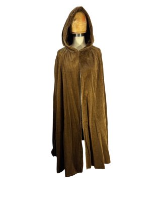 Brown Corduroy Hobbit Cape -Rental
