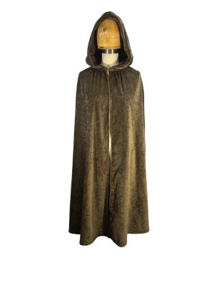 Dark Green-Brown Hobbit Cape -Rental