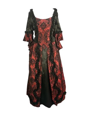 Black/Brocade Gown -Rental
