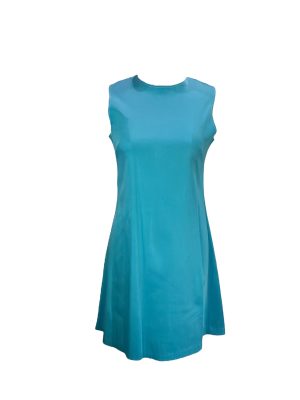 Blue Sleeveless Dress -Rental