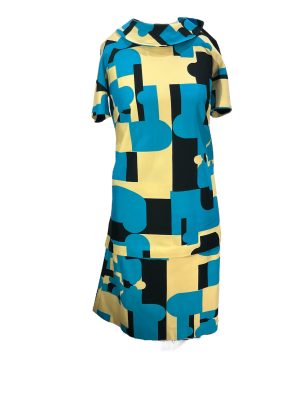 Teal Geometric 2pc -Rental