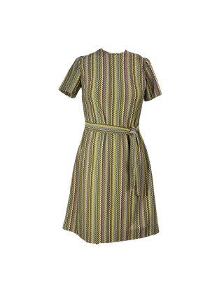 Multicolor Zig Zag Dress -Rental