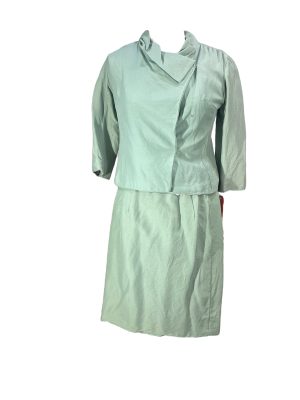 Teal Skirt & Jacket Suit -Rental