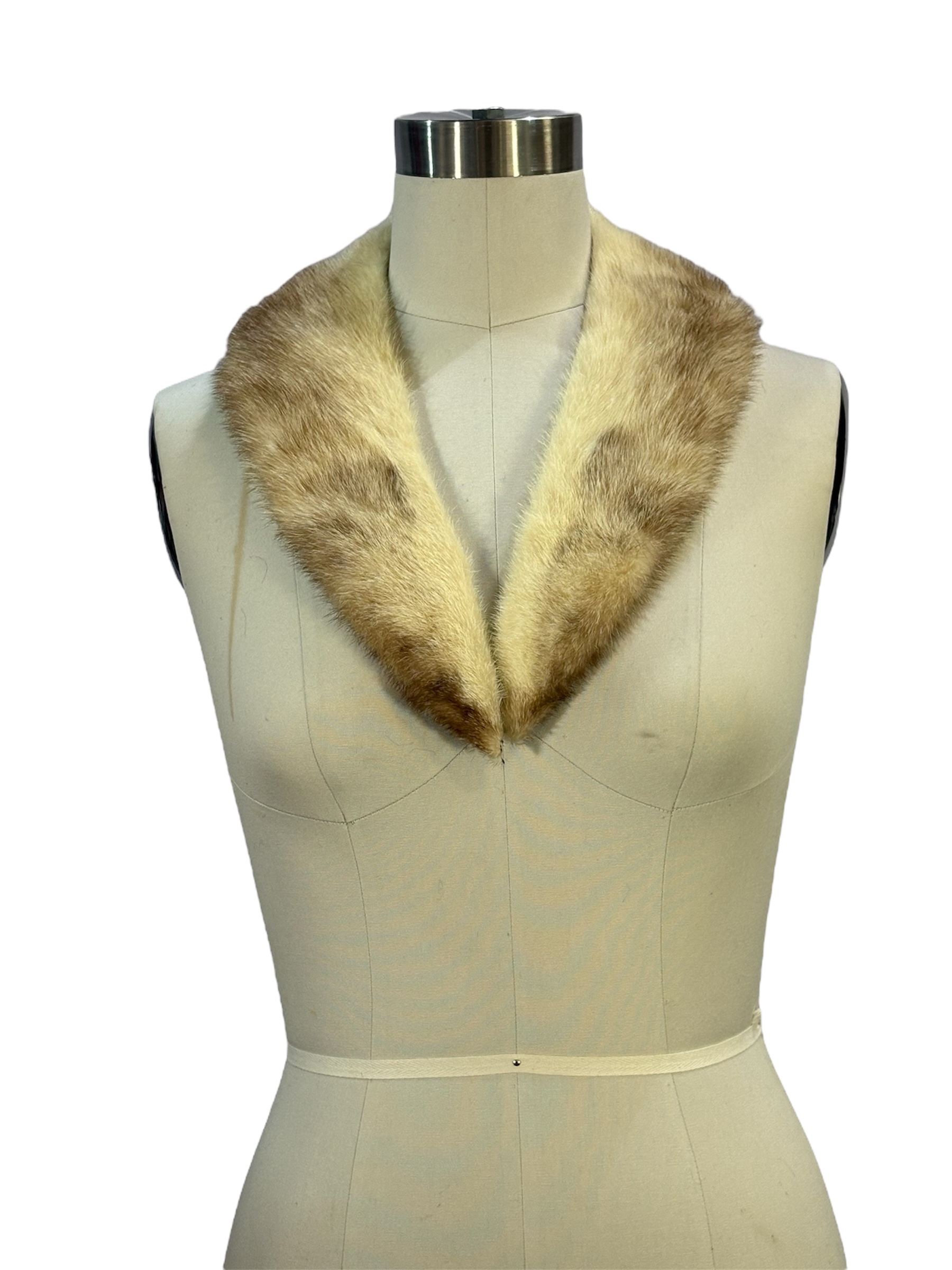 Fur Light Brown Stole -Rental