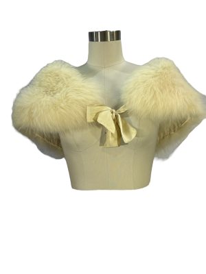 Fur Off-White Stole -Rental