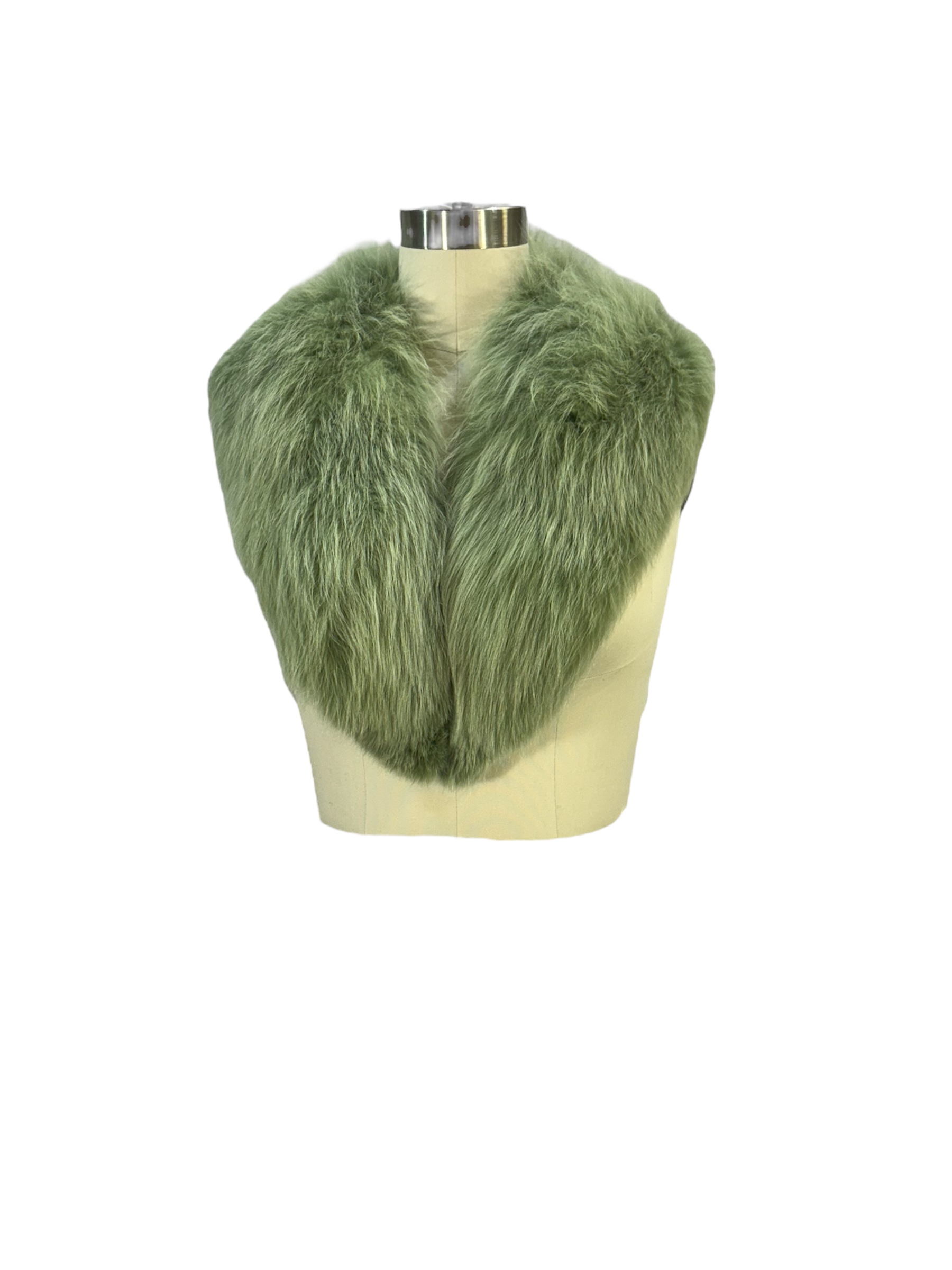 Green Fur Stole -Rental