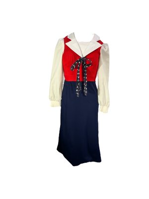 70's Sailor Dress -Rental