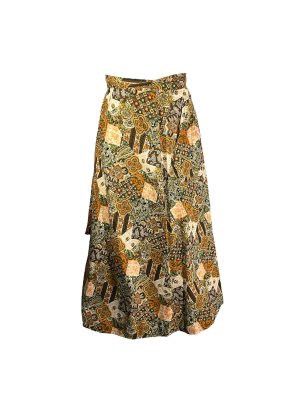 Brown Wrap Skirt -Rental