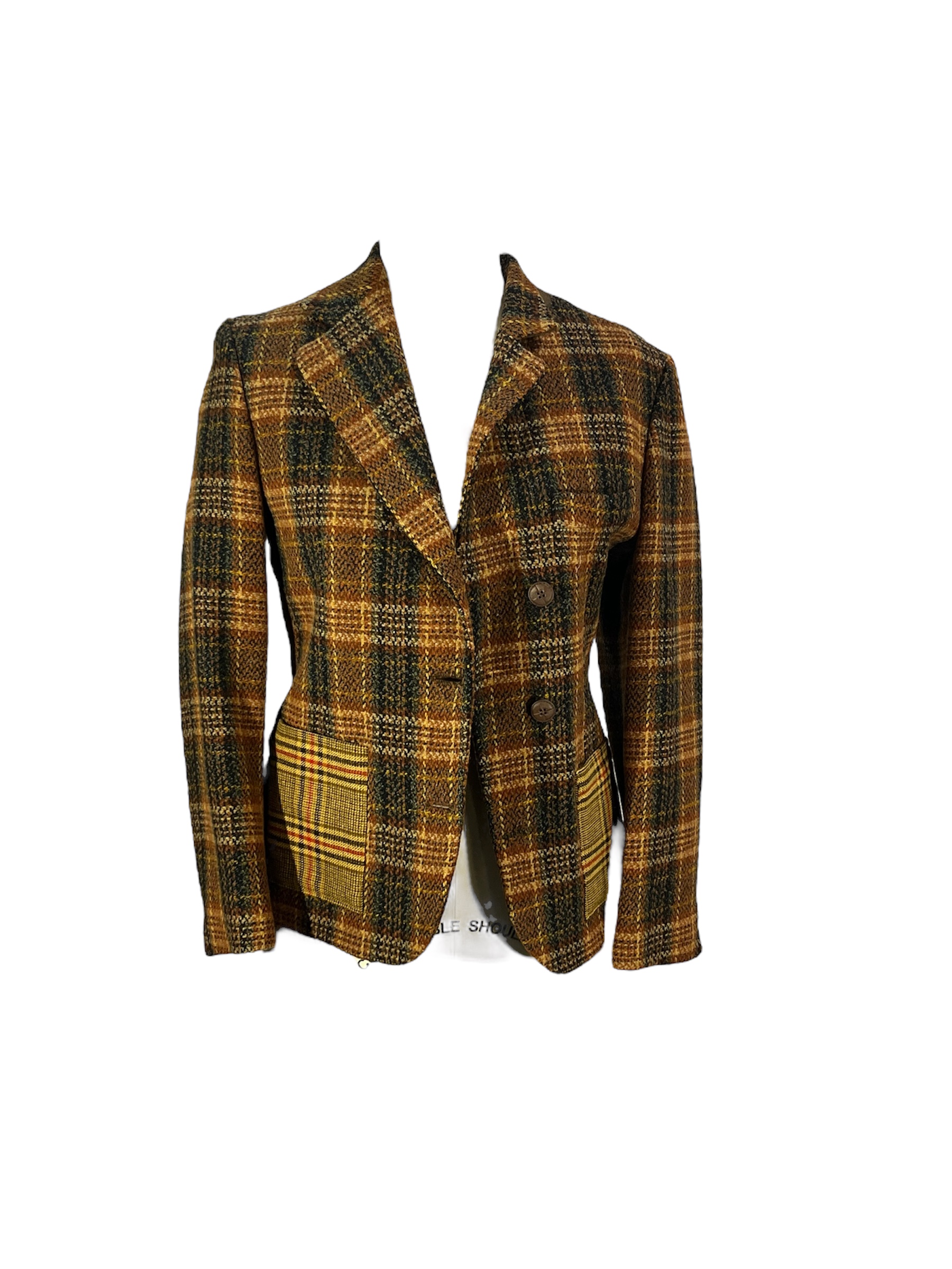 Plaid on Plaid Jacket -Rental