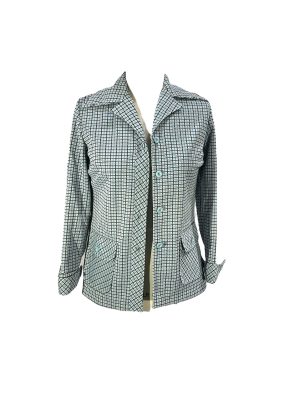 Blue Plaid Jacket -Rental