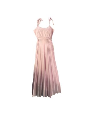 Pastel Pink Pleated Dress -Rental