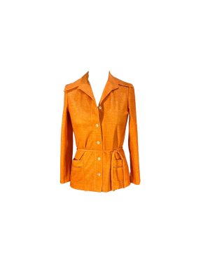 Orange White Stag Top -Rental