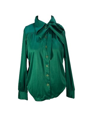 Forest Green Button Up -Rental