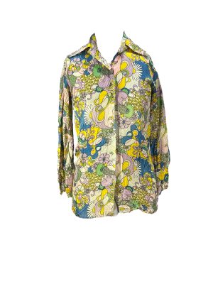 Psychedelic Button Up -Rental