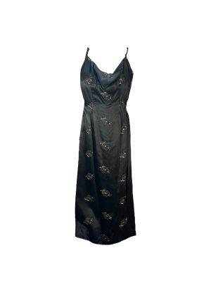 90's Black & Gold Gown -Rental