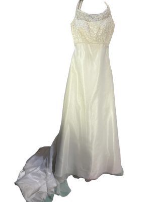 Beaded Bodice Wedding Dress -Rental