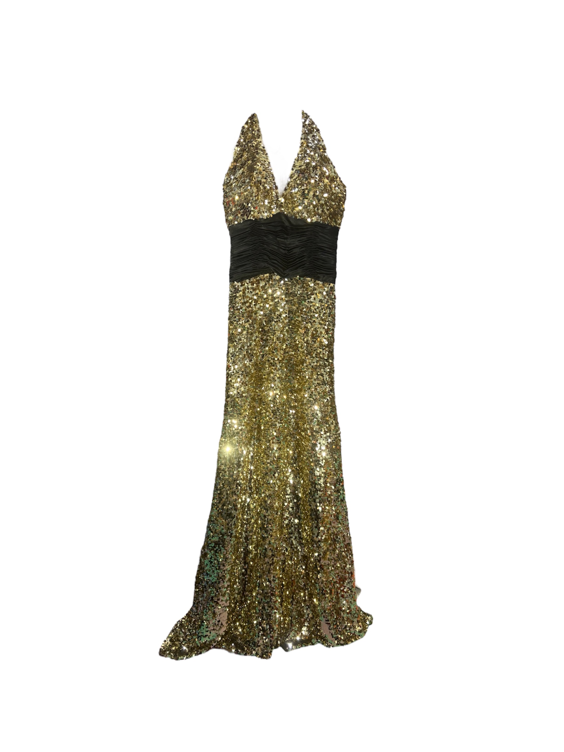 Gold Sequin Gown -Rental