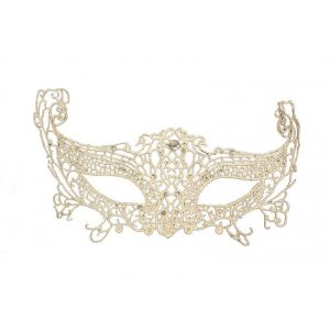 Pearl Majestic Lace Mask