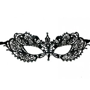 Black Spire Lace Mask