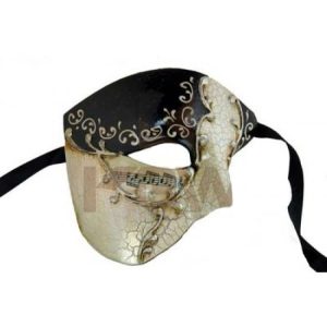 Silver Music Phantom Mask