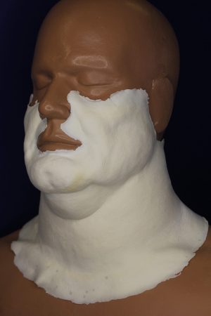 Large Fat Neck and Cheeks -Foam Latex Prosthetic