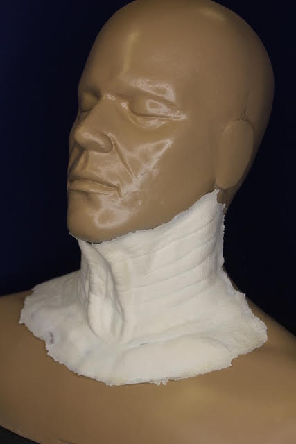 Old Age Neck -Foam Latex Prosthetic