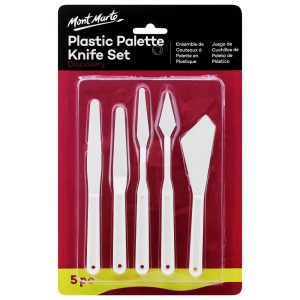 MONT MARTE Studio Palette Knife Set - Plastic 5pcs