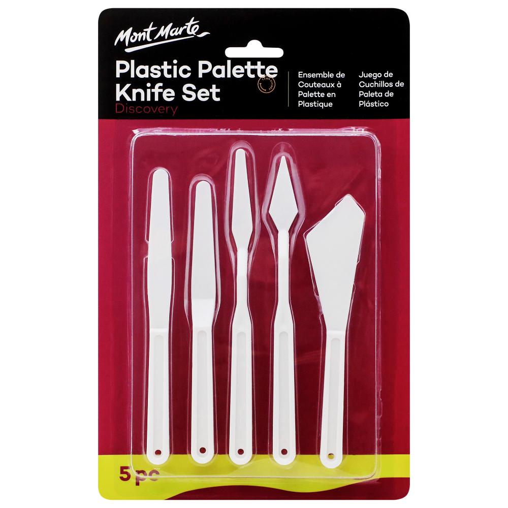 MONT MARTE Studio Palette Knife Set - Plastic 5pcs