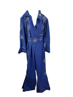 Blue Elvis Jumpsuit -Rental