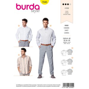 BURDA - 7045 Mens Shirt