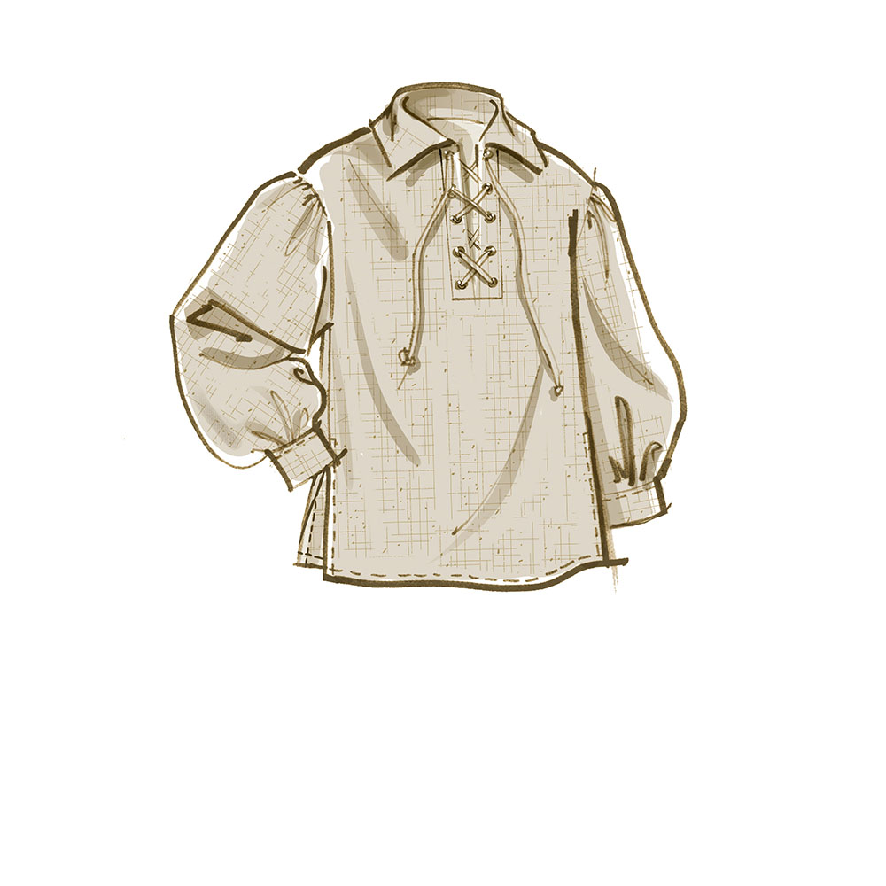 McCALL's M8131 Unisex Historical Shirts