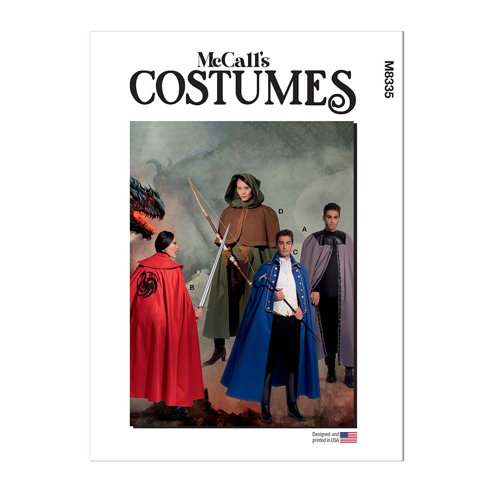 McCALL's M8335 Men's and Misses' Costume Capes